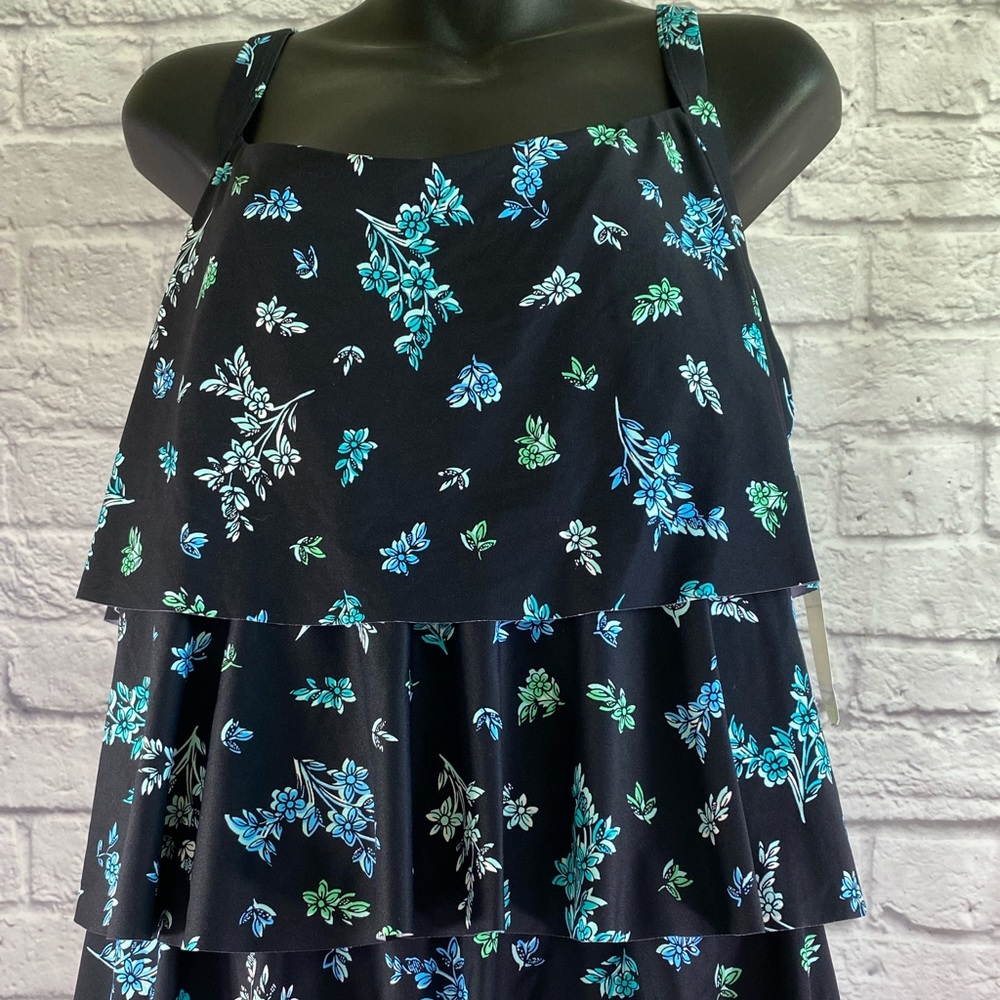 Beach house swim suite top three tier Tankini